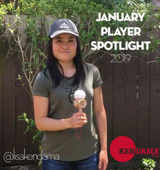 Kendama USA Player Spotlight January 2019 Lisa K